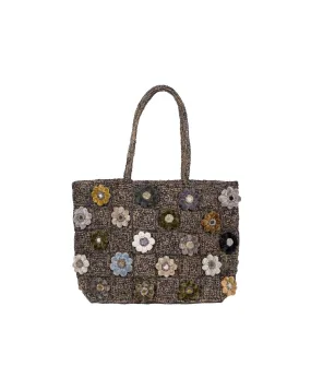 SOPHIE DIGARD Wool Velvet Flower Cluth Bags