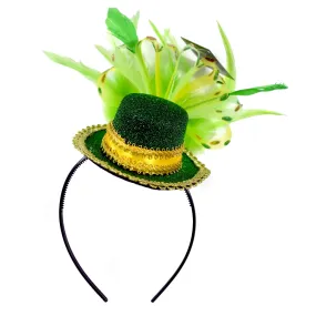 ST. Patricks Day Feathered Headband