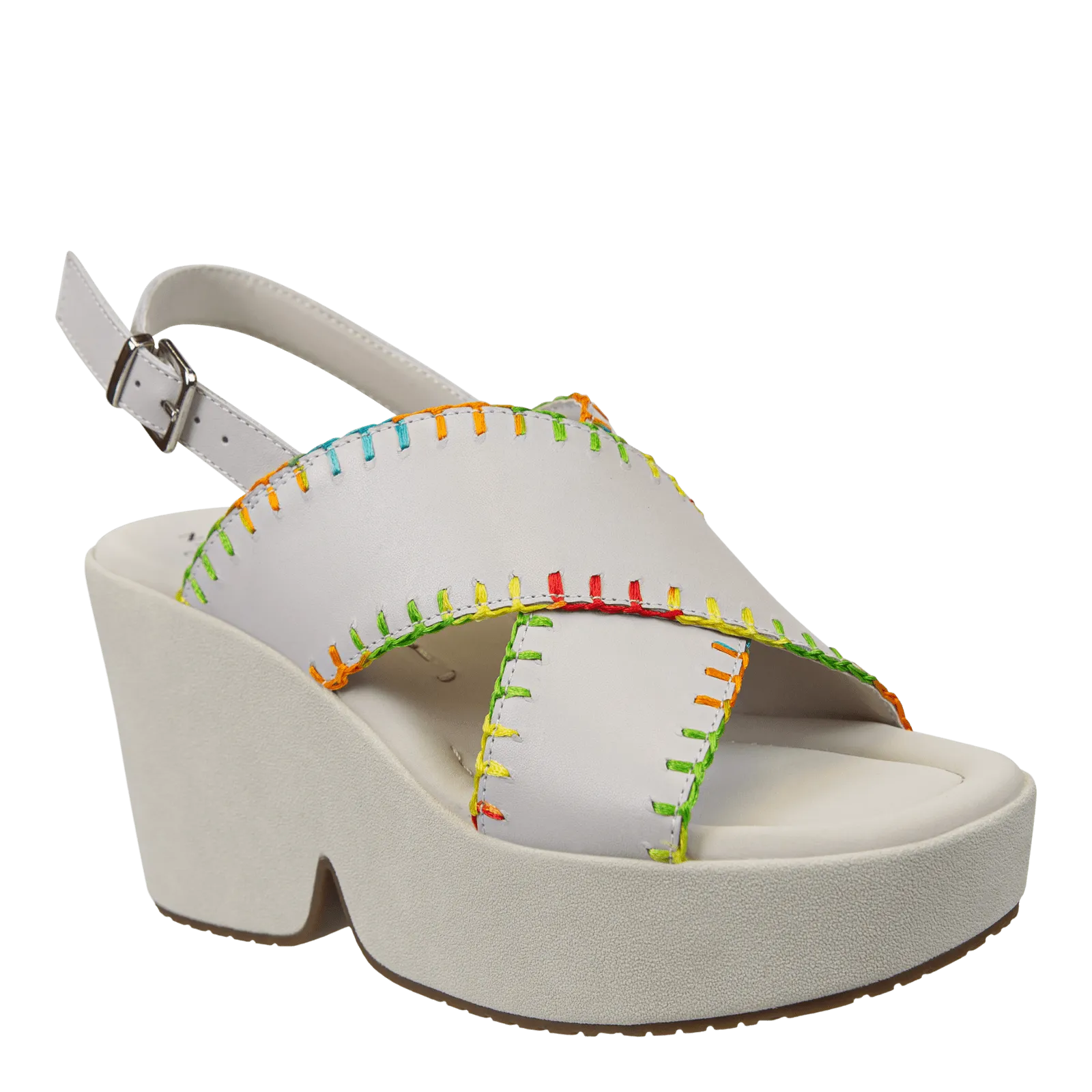 TOFINO in WHITE Heeled Sandals
